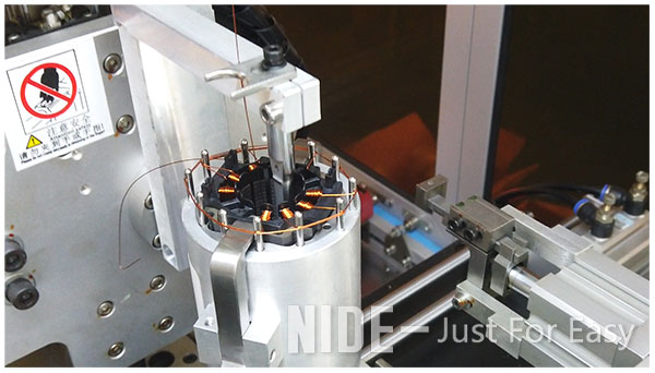 サーボBLDCインバーター モーター自動巻上げ機械内部固定子針コイル巻取り機製造業者91